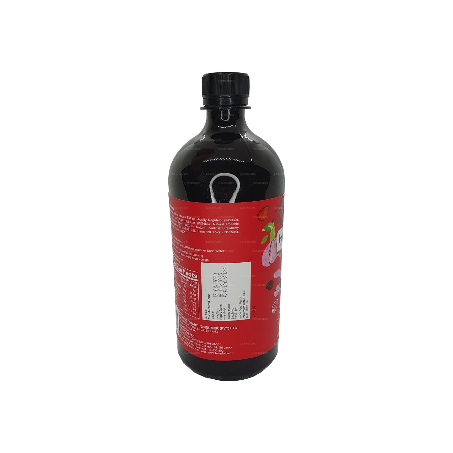 Heladiv Jordgubb Iste Koncentrat Cordial (750ml)