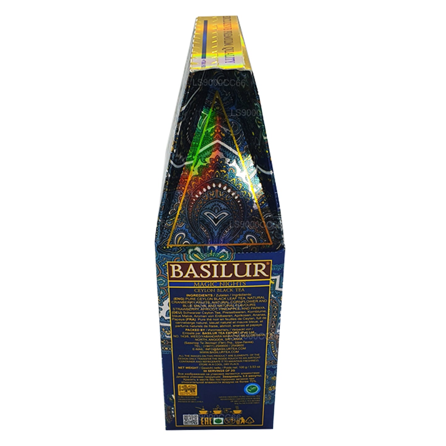 Basilur magiska nätter Ceylon svart blad te (100g)