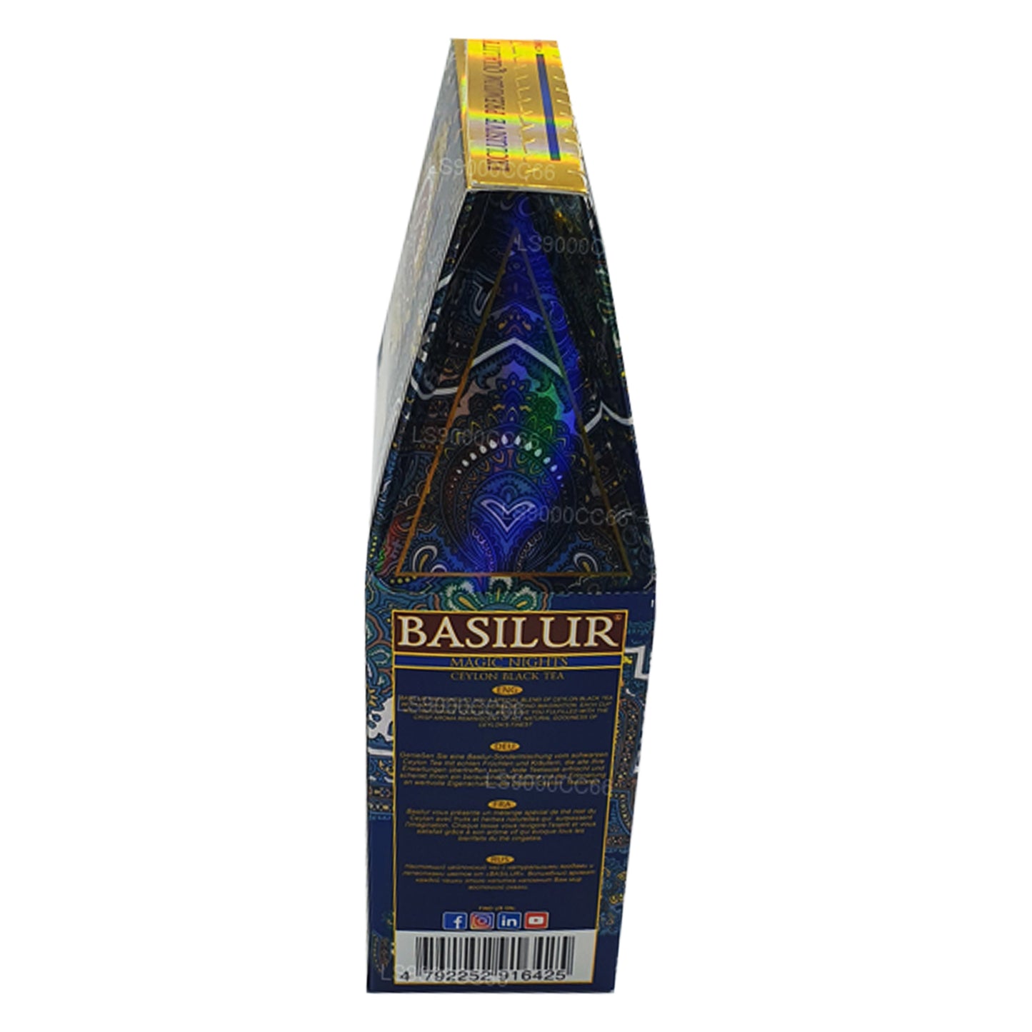 Basilur magiska nätter Ceylon svart blad te (100g)