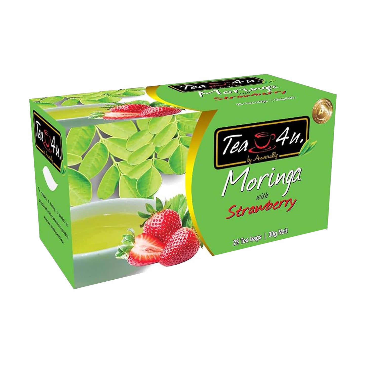 Tea4U Moringa med jordgubbe (30g) 25 tepåsar