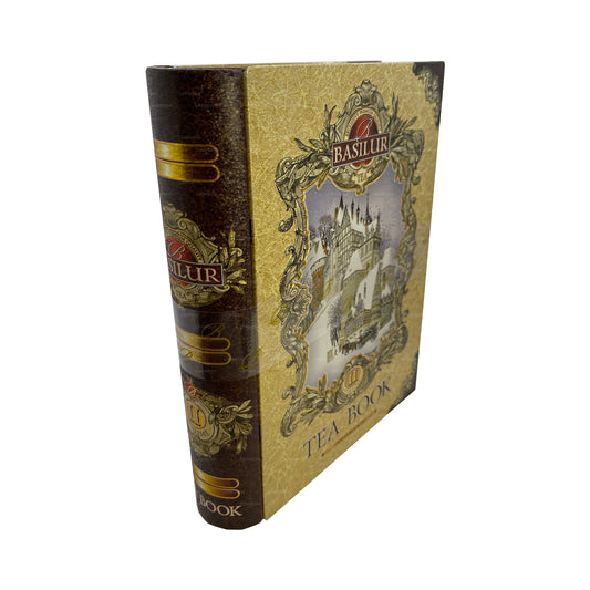 Basilur Tea Book ”Tea Book Volym II - Guld” (100g) Caddy