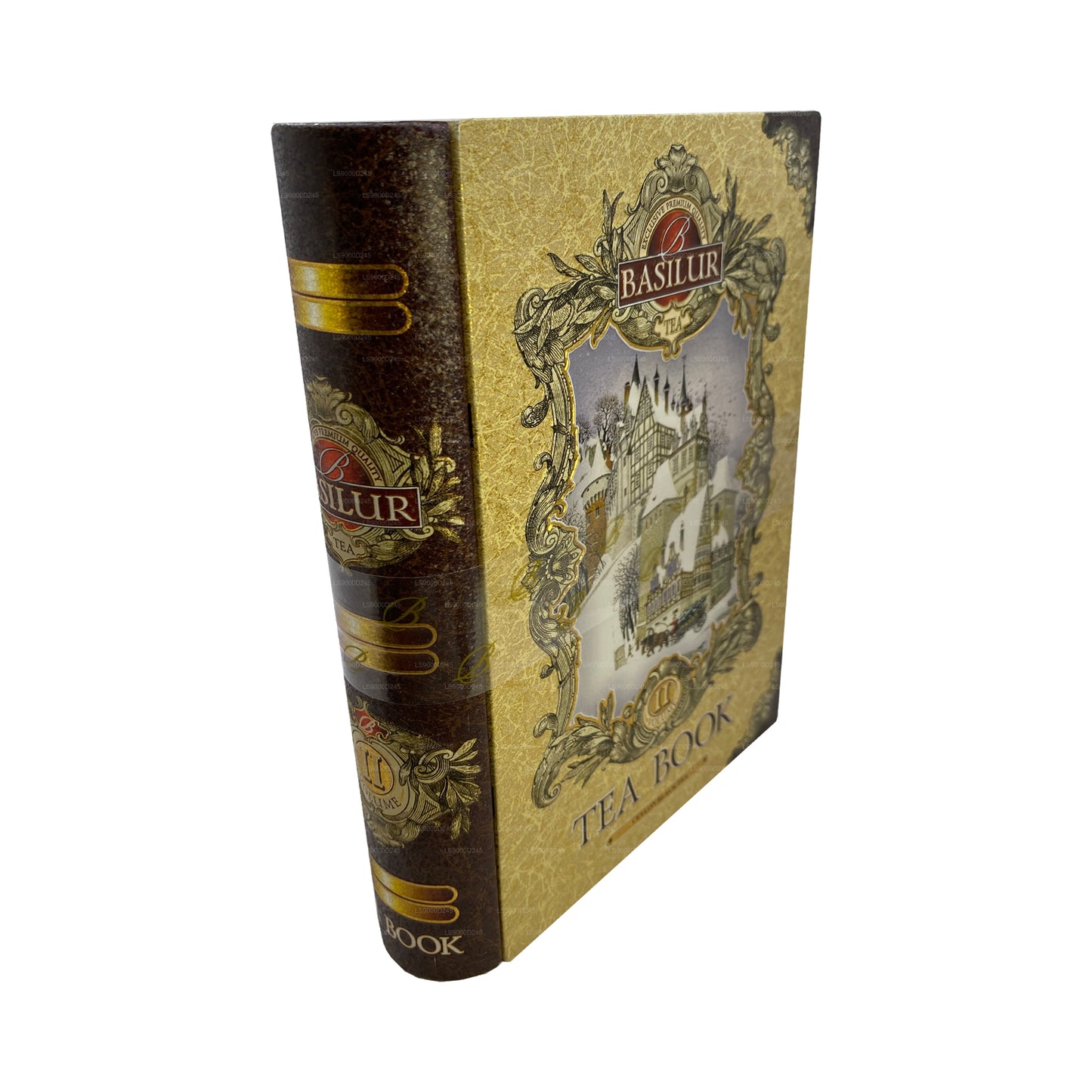 Basilur Tea Book ”Tea Book Volym II - Guld” (100g) Caddy