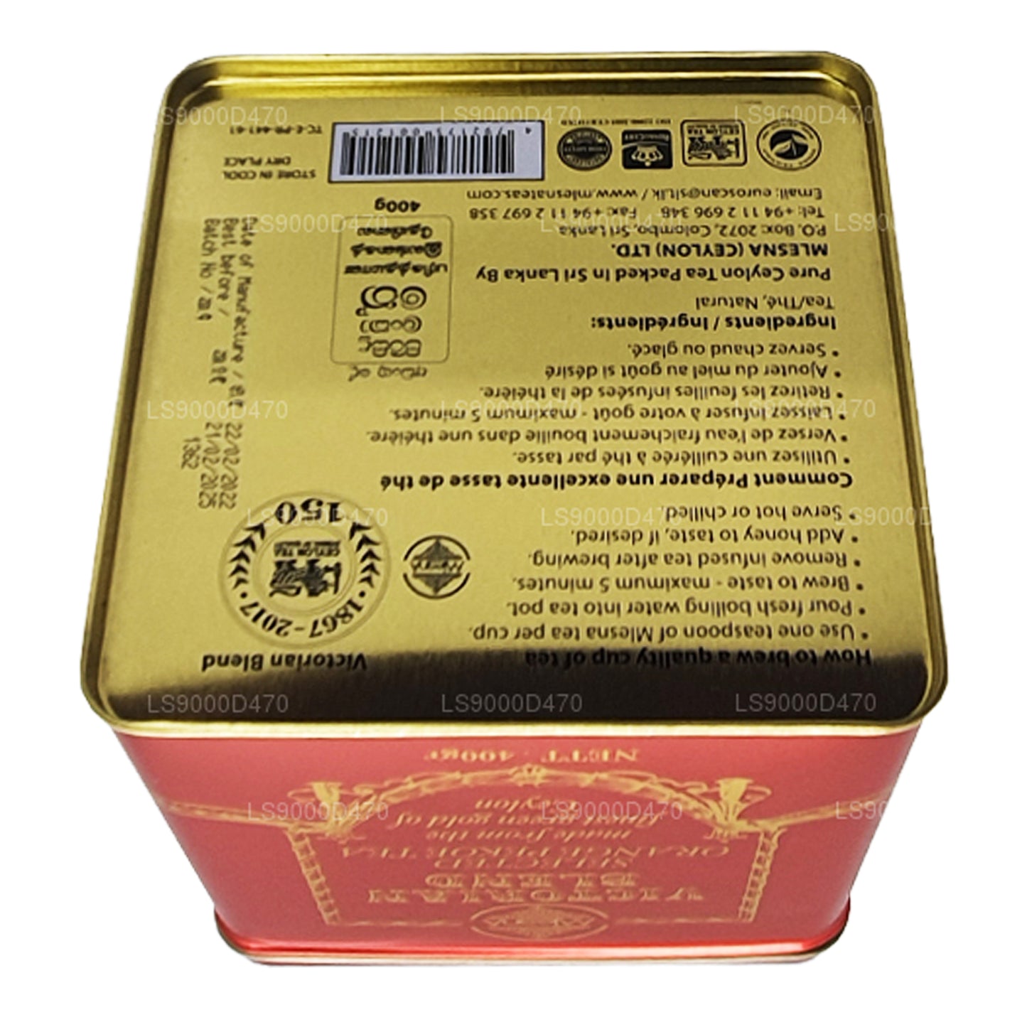 Mlesna viktoriansk blandning OP Grade Leaf Tea (200g)