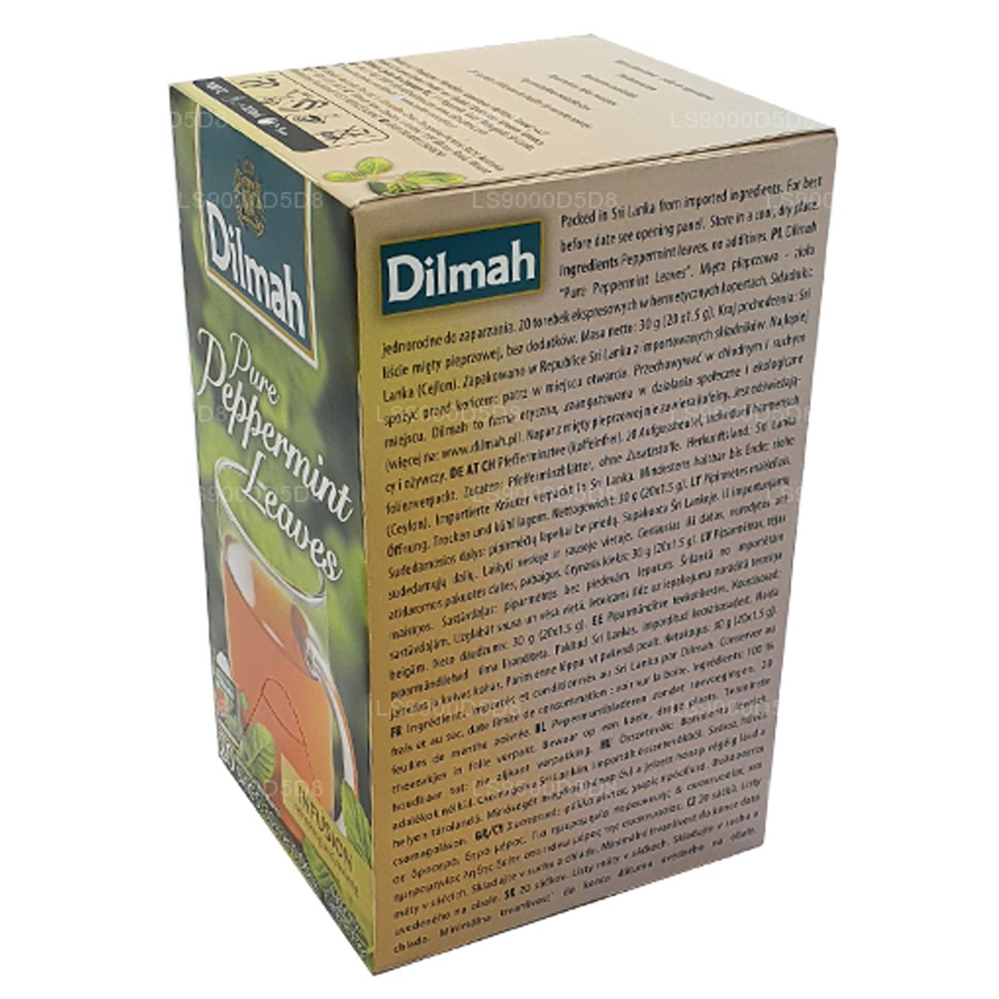 Dilmah rena pepparmyntsblad (30g) 20 tepåsar