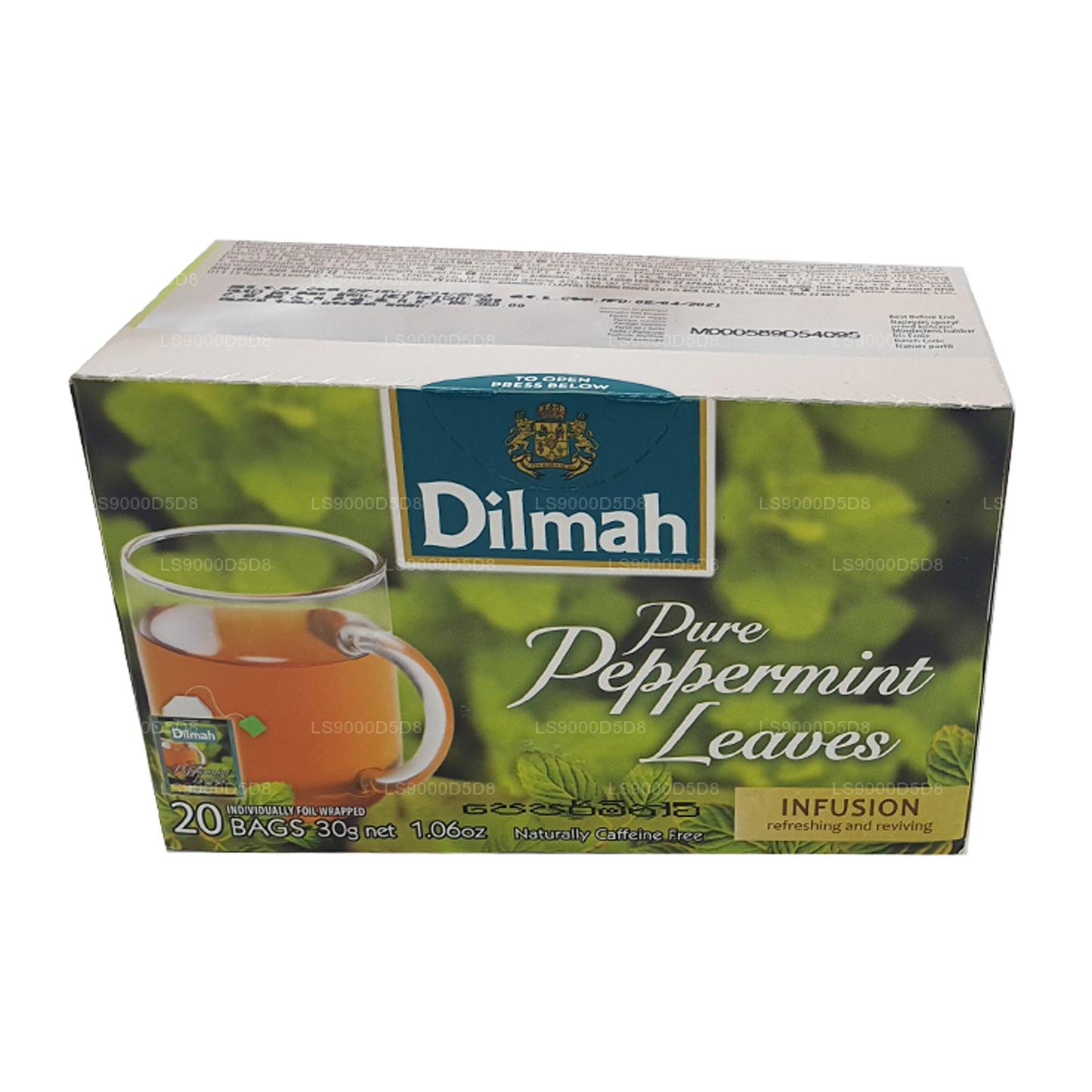 Dilmah rena pepparmyntsblad (30g) 20 tepåsar