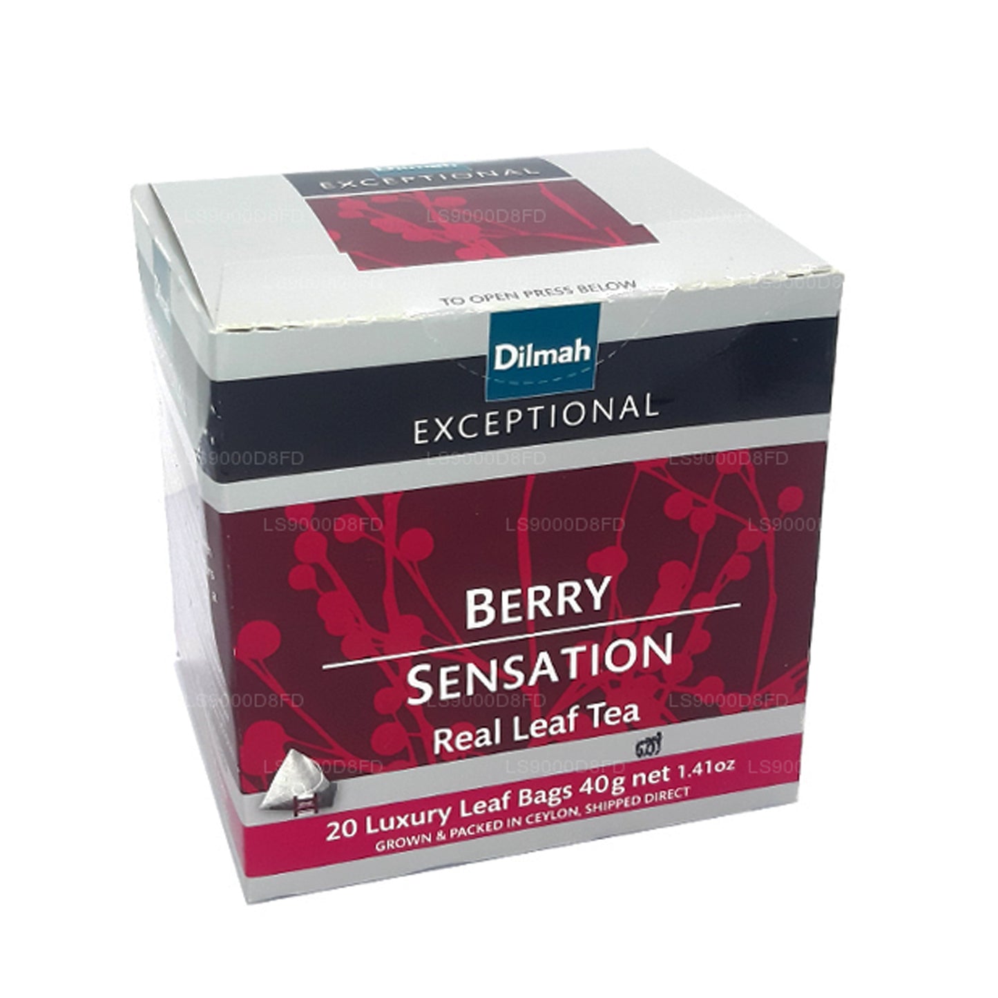Dilmah Exceptionell Berry Sensation Real Leaf Tea (40g) 20 tepåsar