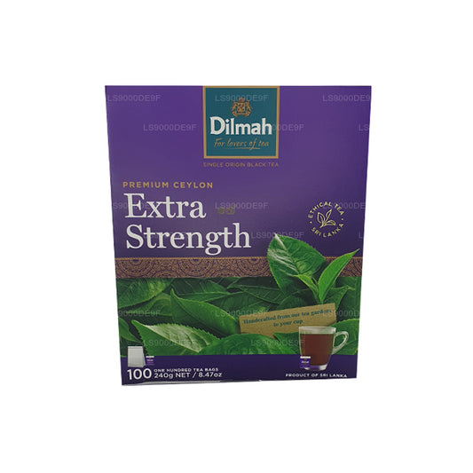 Dilmah Premium Extra Strength Ceylon te (240g) 100 tepåsar