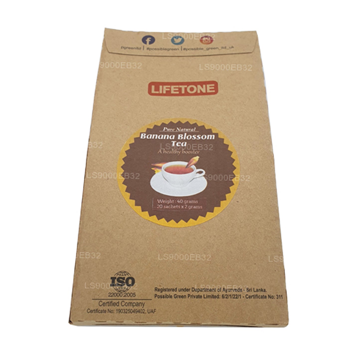 Lifetone Bananblom Tea (40g)