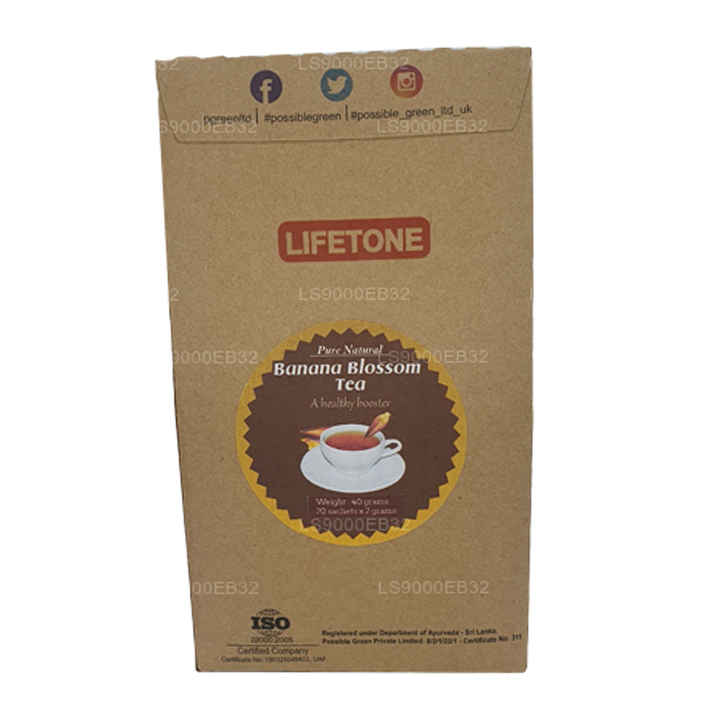 Lifetone Bananblom Tea (40g)