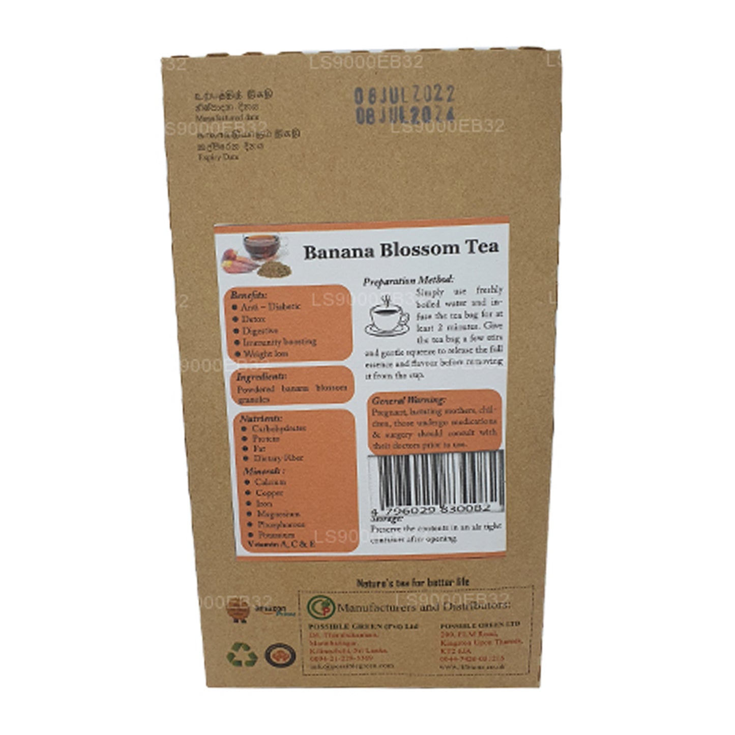 Lifetone Bananblom Tea (40g)