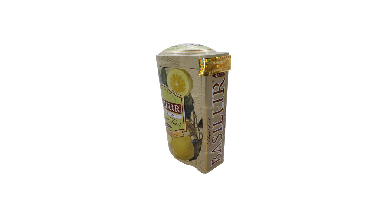 Basilur magiska frukter Citron och lime (100g) Tin Caddy