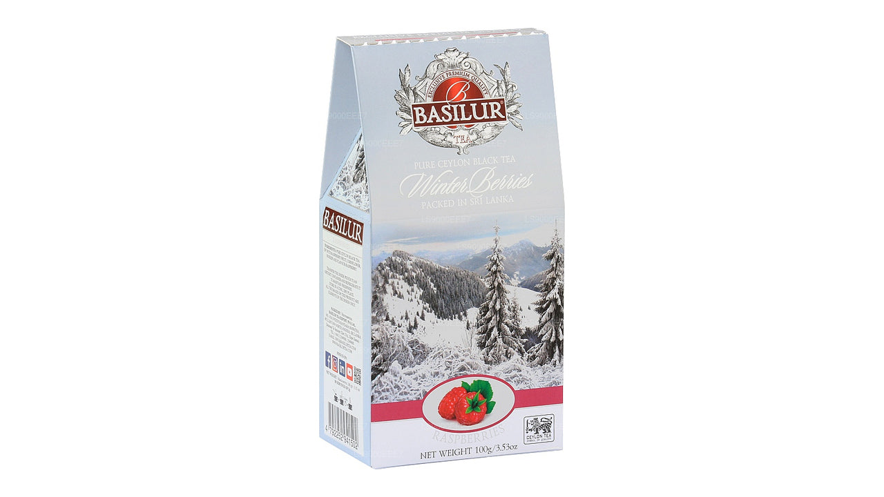 Basilur vinterbär ”Hallon” (100g)