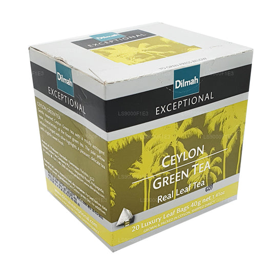 Dilmah Exceptionellt Ceylon grönt te (40g) 20 tepåsar