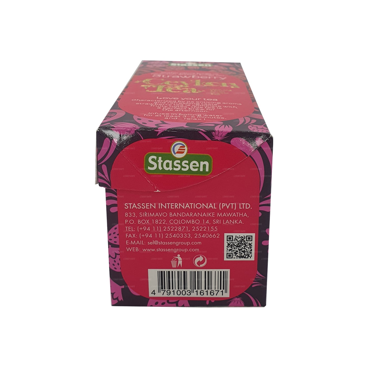 Stassen Strawberry Tea (37,5 g) 25 tepåsar