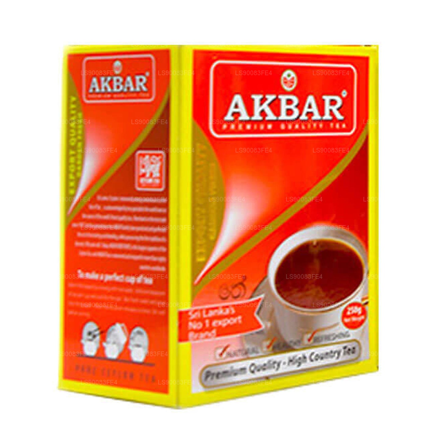 Akbar Premium Kvalitet Svart Te (250g)