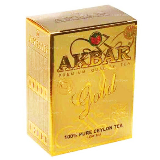 Akbar Gold Premium 100% Rent Ceylon-te, Löst te (250g)