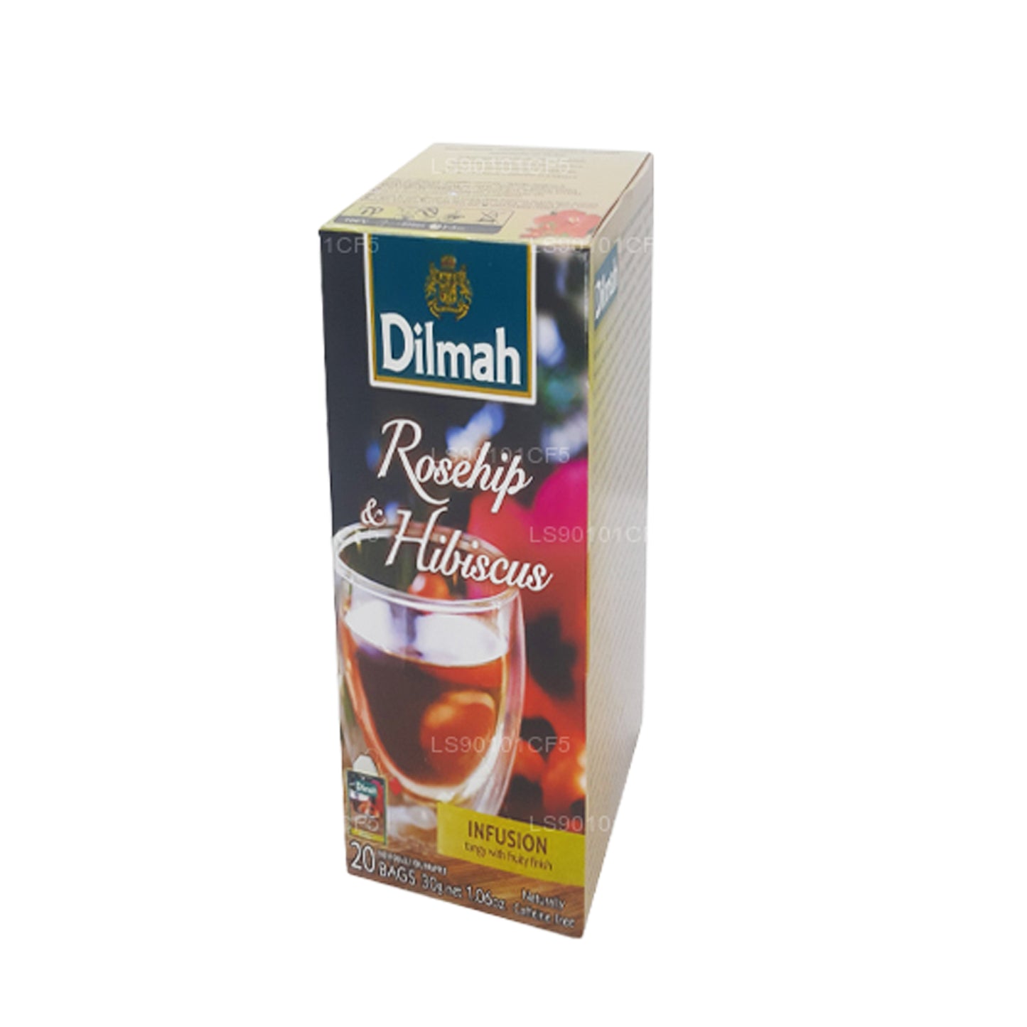 Dilmah Rosehip & Hibiscus smaksatt svart te (30g)