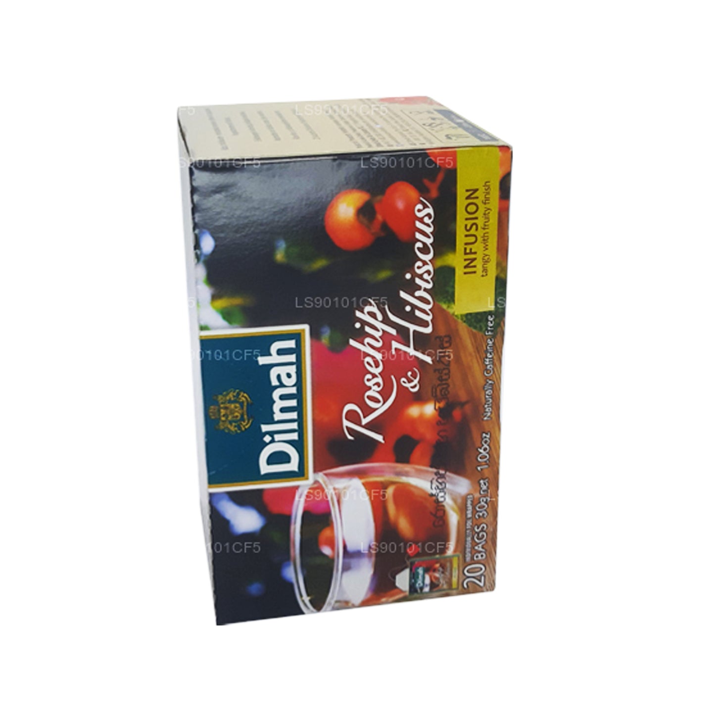 Dilmah Rosehip & Hibiscus smaksatt svart te (30g)