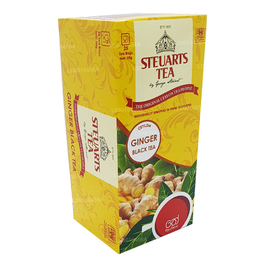 George Steuart Ginger svart te (50g) 25 tepåsar