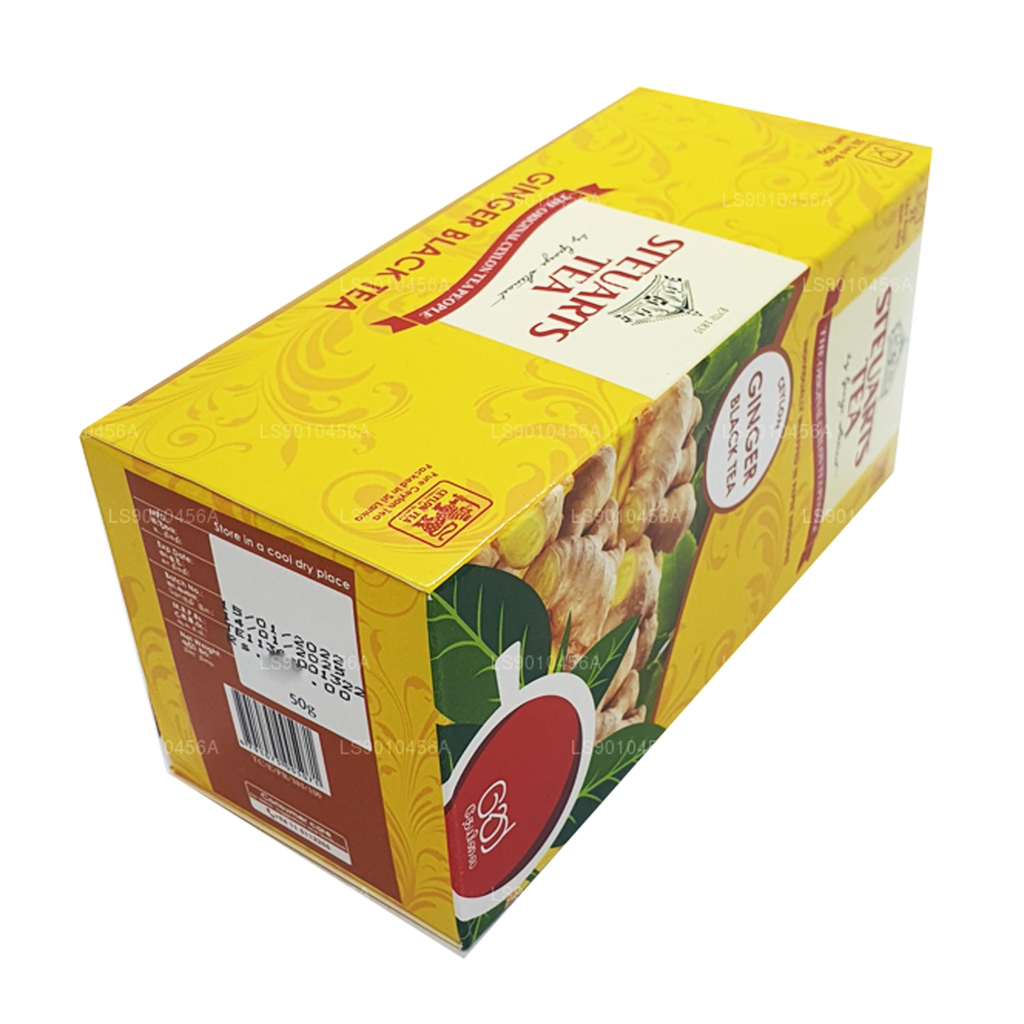 George Steuart Ginger svart te (50g) 25 tepåsar