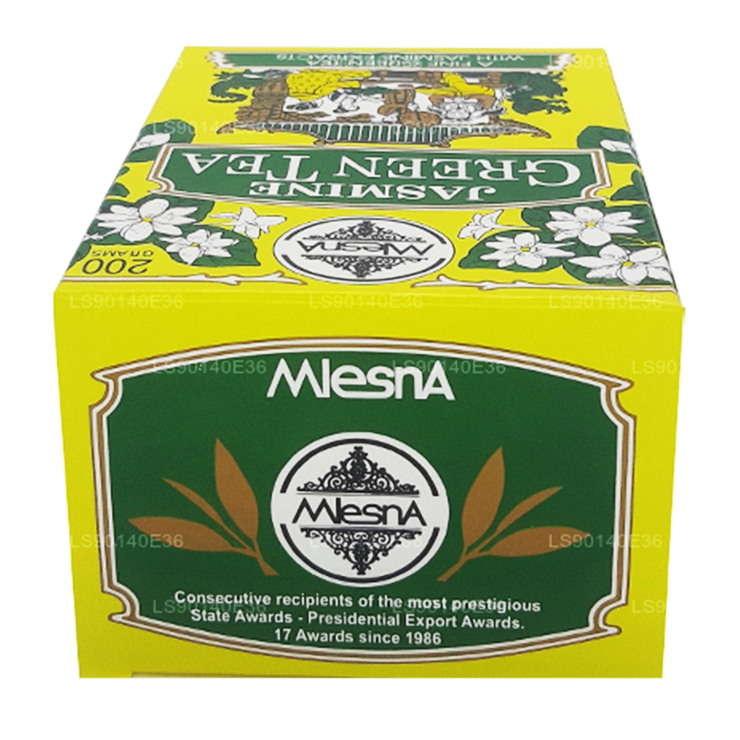 Mlesna Jasmine smaksatt löst grönt te (200g)