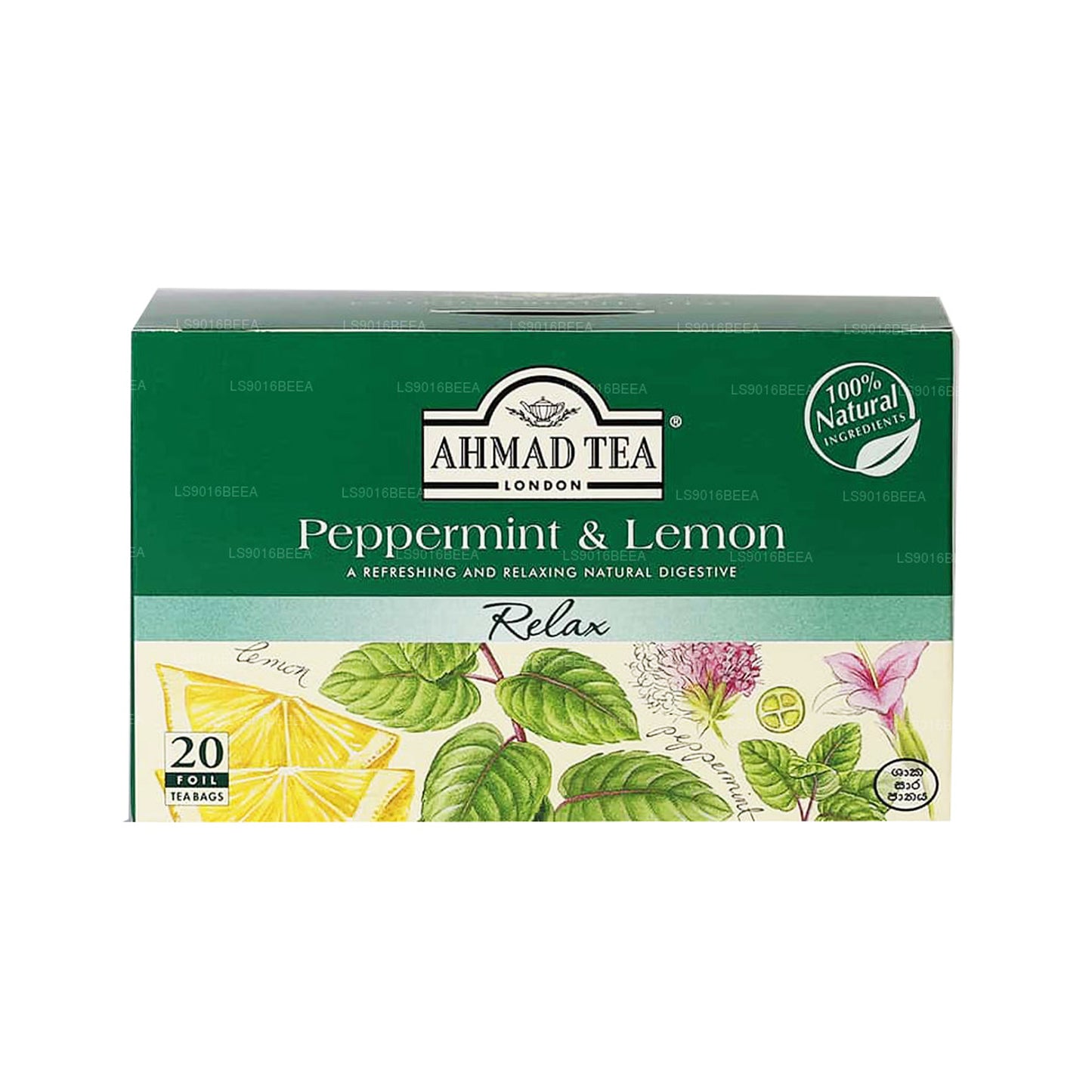 Ahmad Tea Pepparmynta & Citronte (40g) 20 Folie Tepåsar