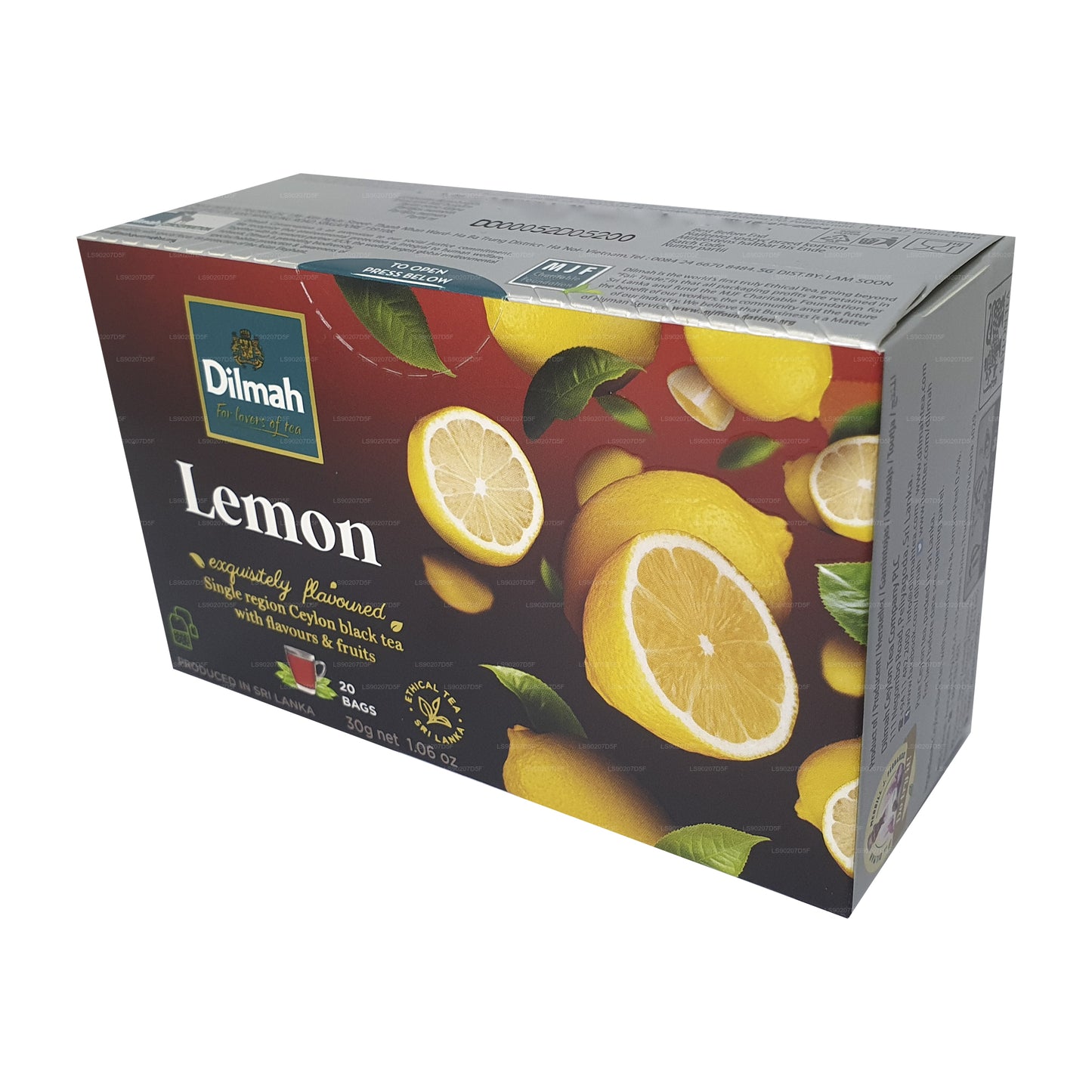 Dilmah citron smaksatt te (30g) 20 tepåsar