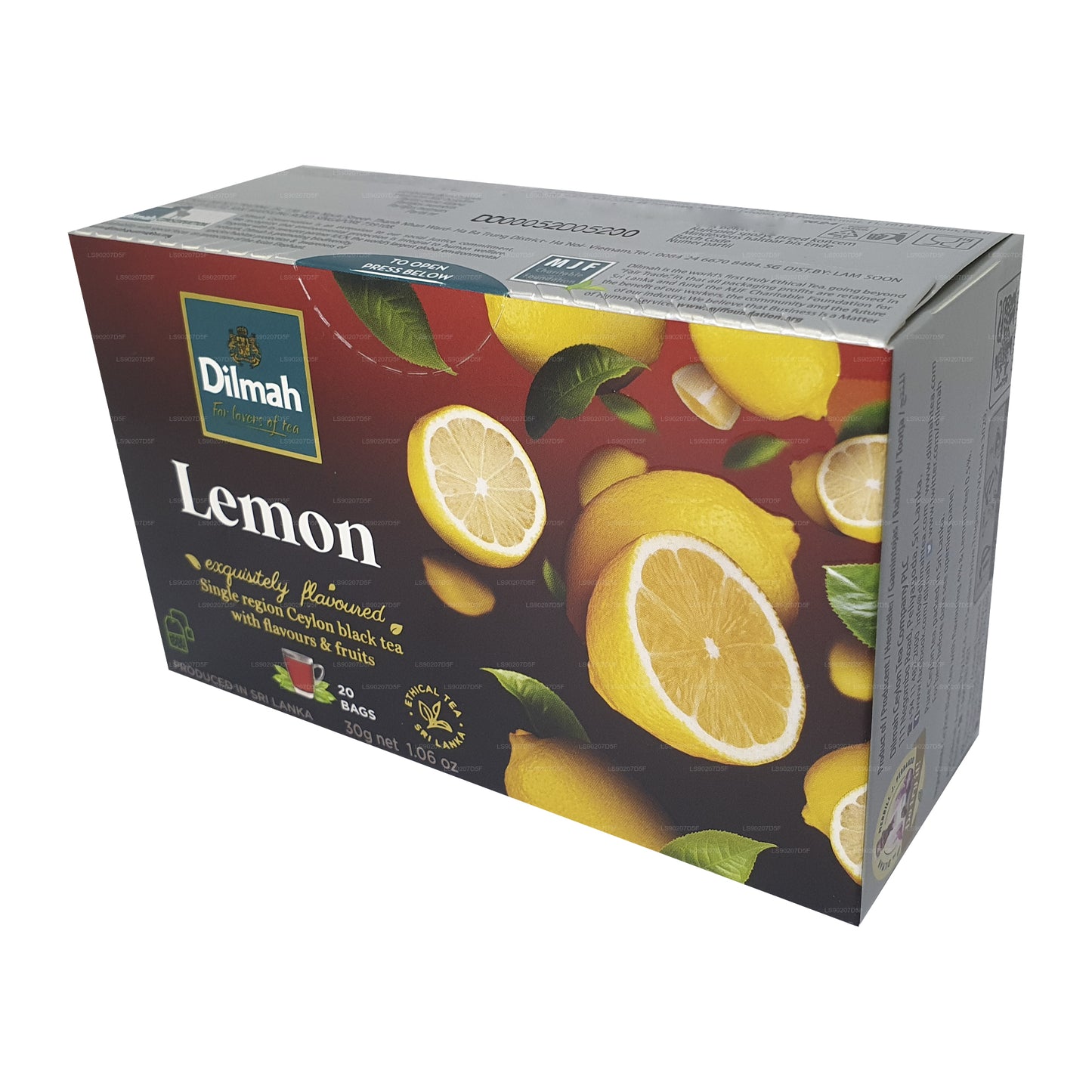 Dilmah citron smaksatt te (30g) 20 tepåsar