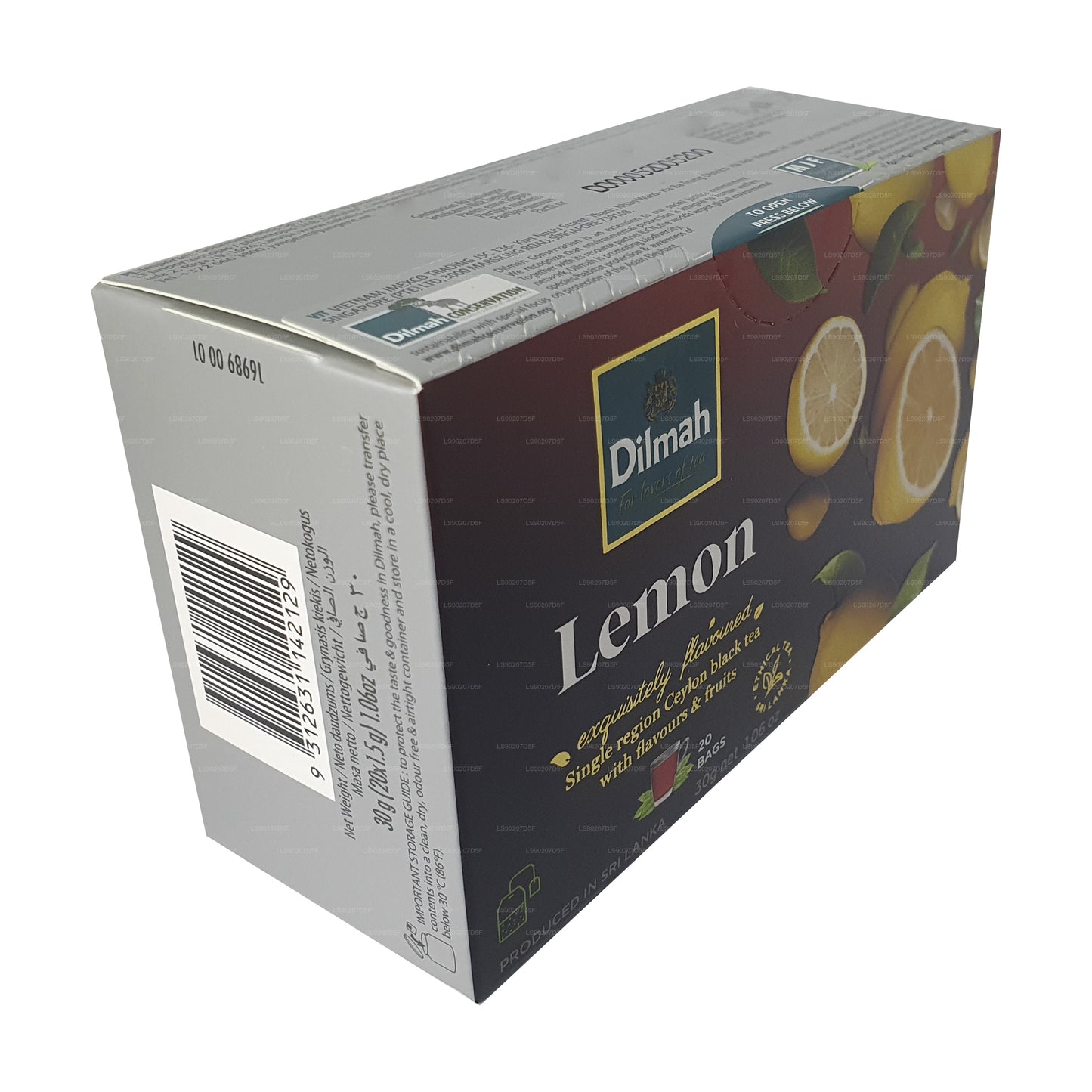 Dilmah citron smaksatt te (30g) 20 tepåsar