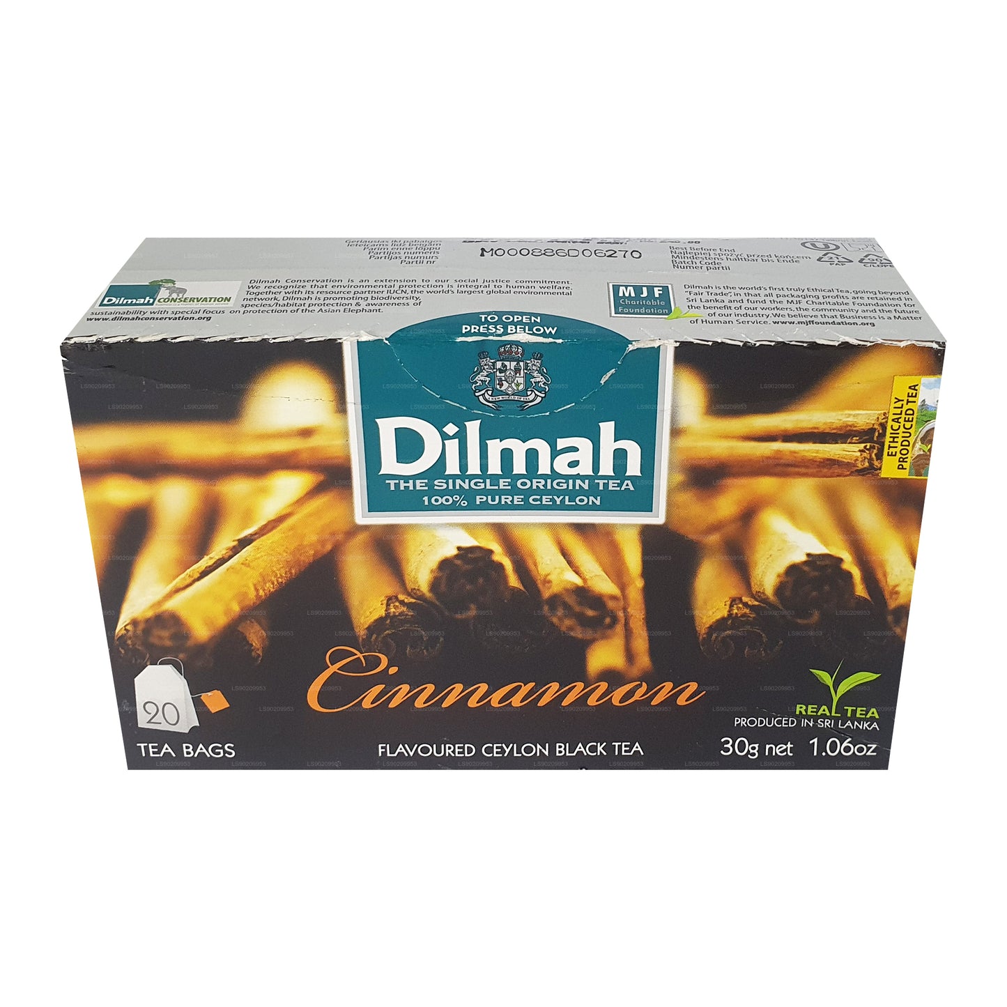 Dilmah karamell smaksatt te (40g) 20 tepåsar