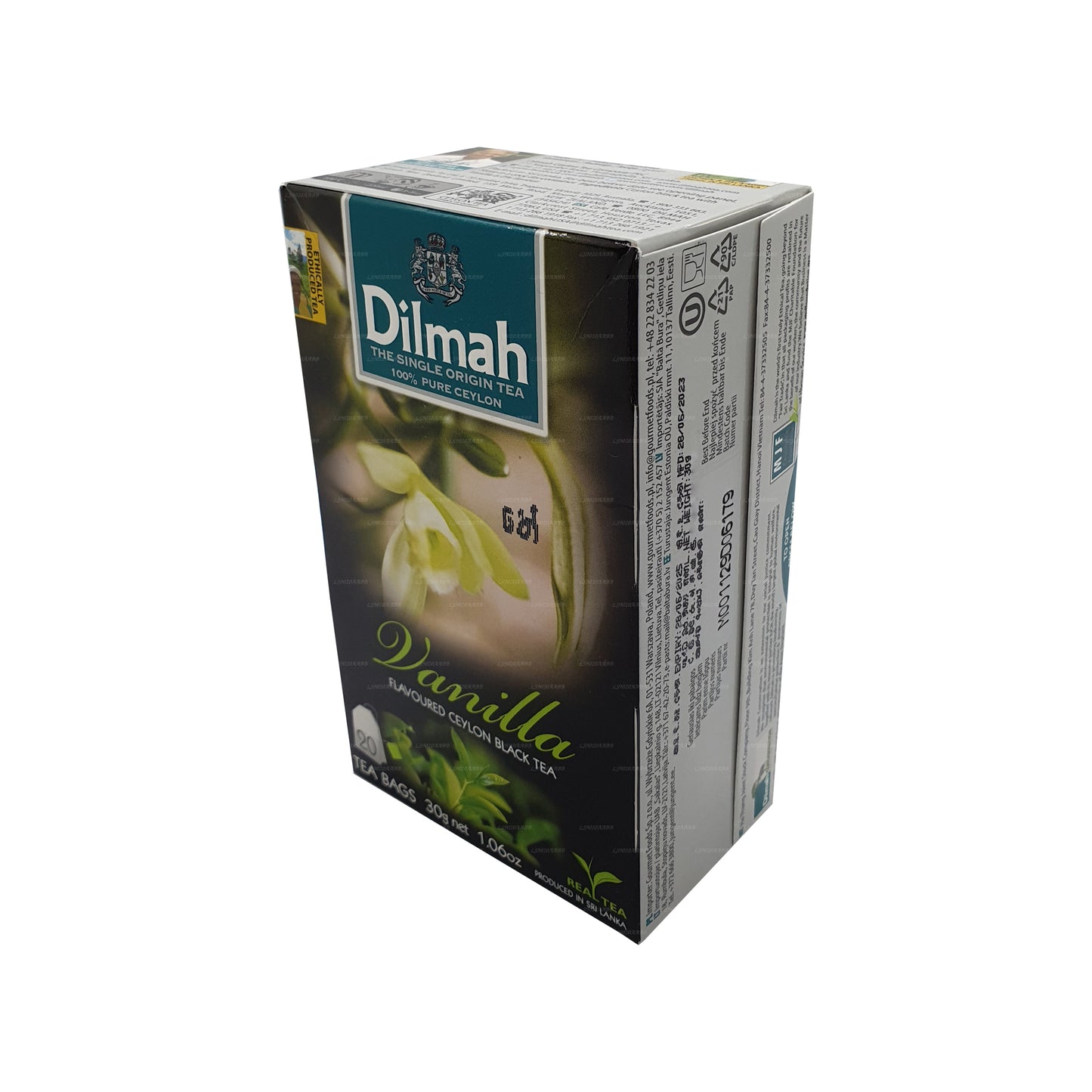 Dilmah vanilj smaksatt te (40g) 20 tepåsar