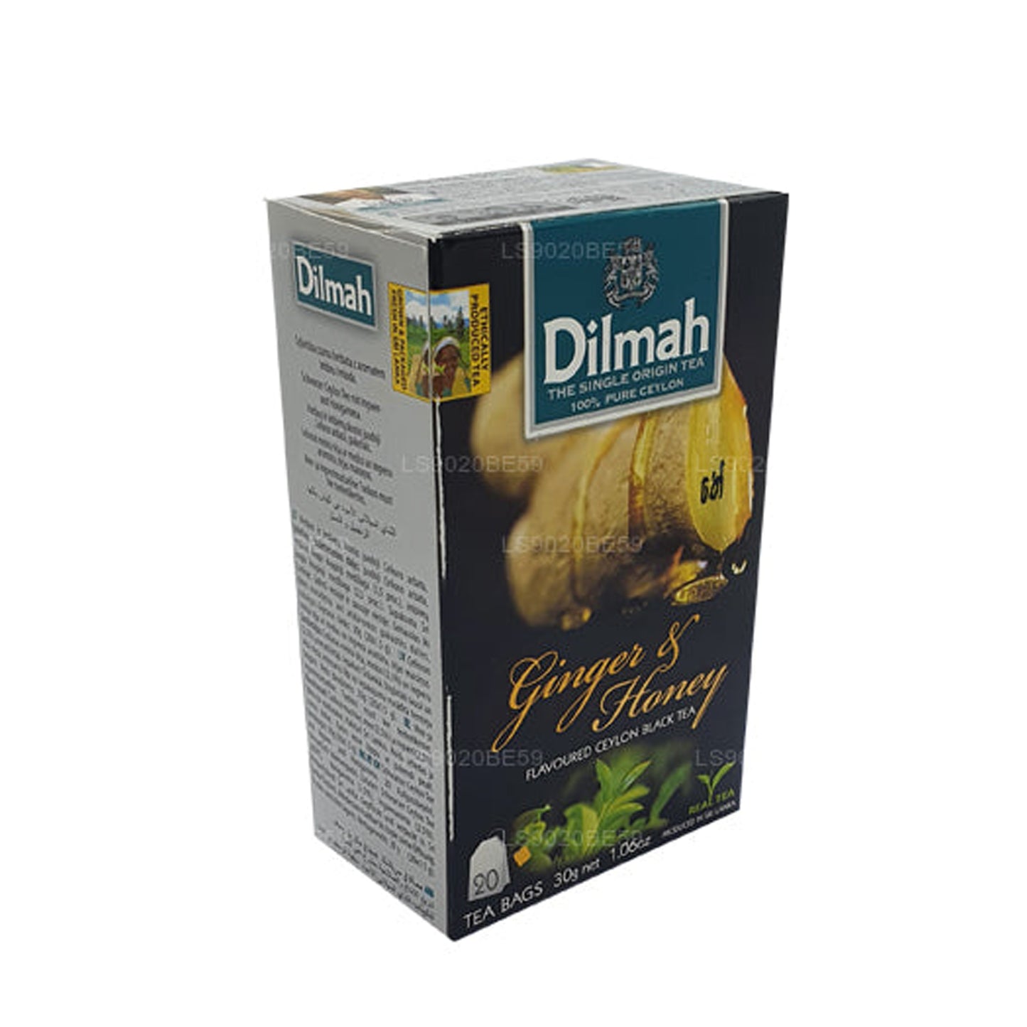 Dilmah ingefära och honung smaksatt te (30g) 20 tepåsar