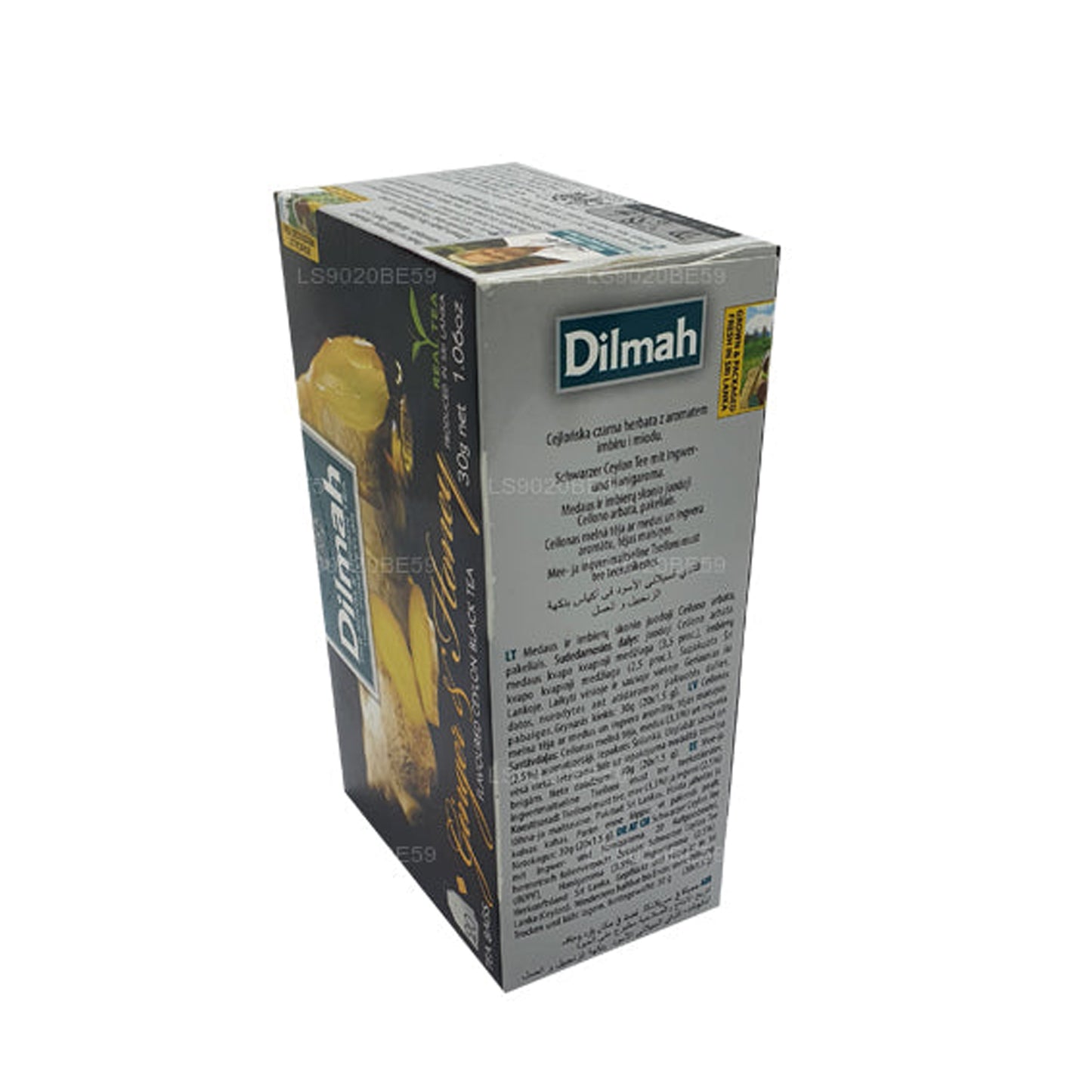 Dilmah ingefära och honung smaksatt te (30g) 20 tepåsar