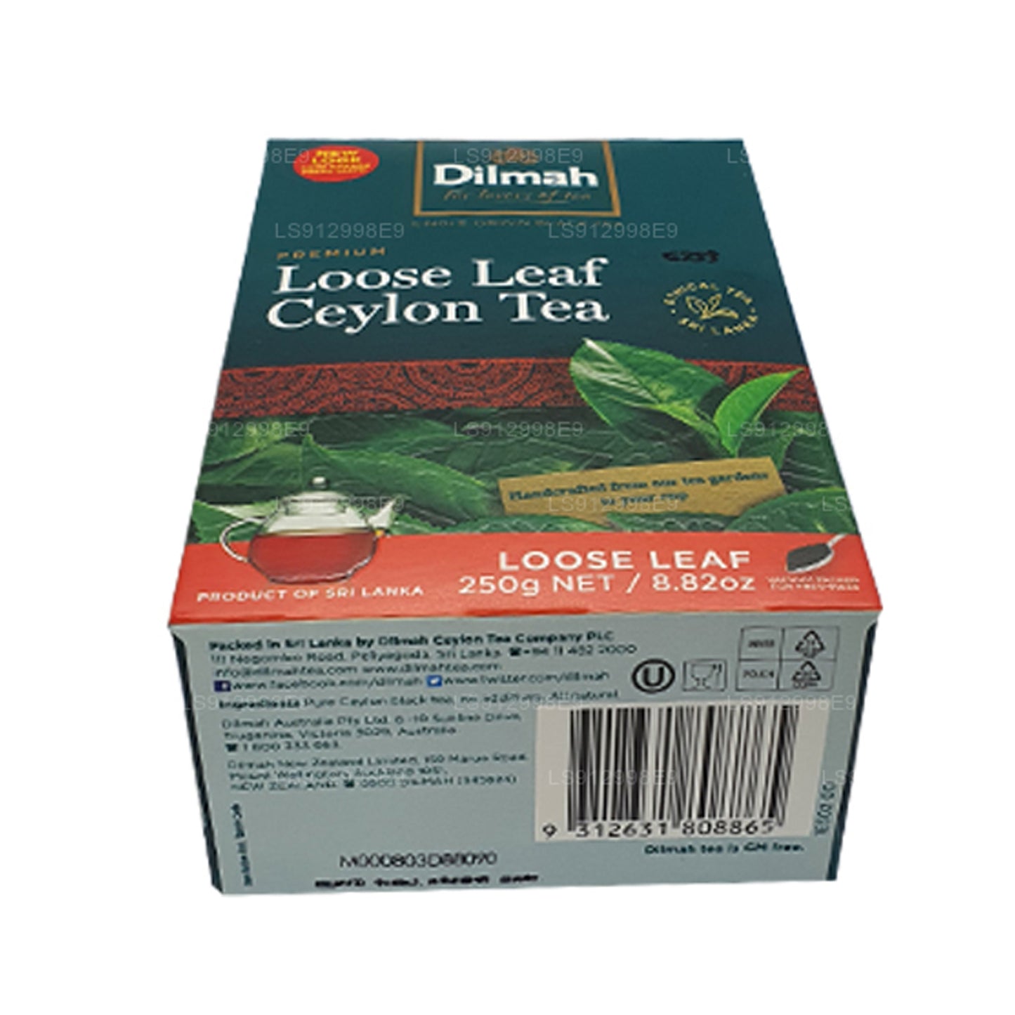 Dilmah Premium Ceylon lösa blad te (125g)