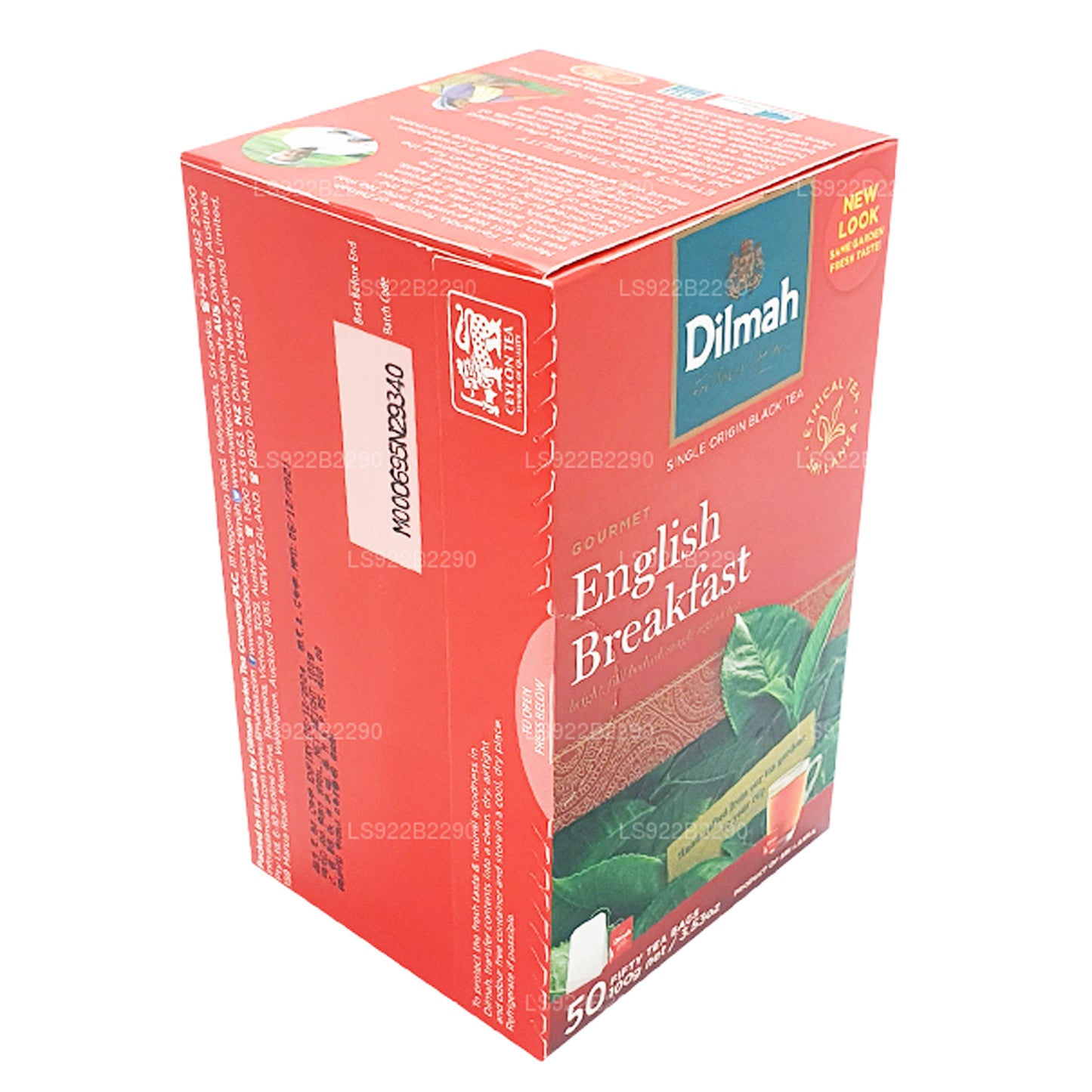 Dilmah engelsk frukost te, 50 tepåsar (100g)