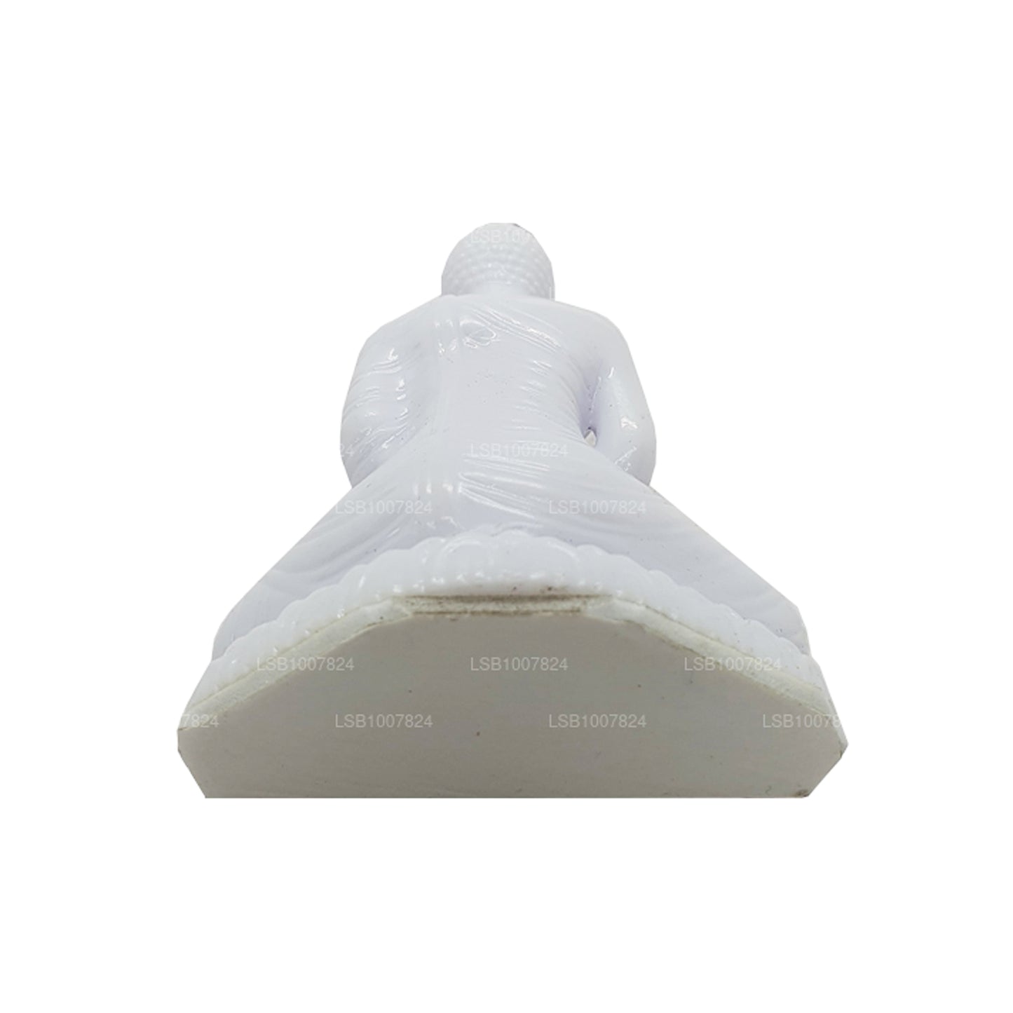 Buddha staty (vit färg) för bil instrumentbräda (7 cm x 3 cm)