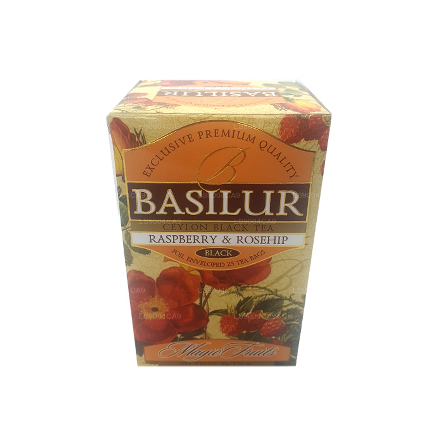 Basilur magiska frukter hallon och nypon (50g) 25 tepåsar