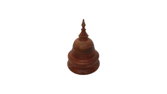Buddha Stupas Träfärg (H-4 tum W-3 tum)