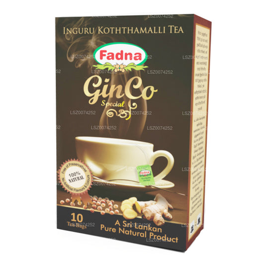 Fadna ingefära och koriander smaksatt te (20g) 10 tepåsar