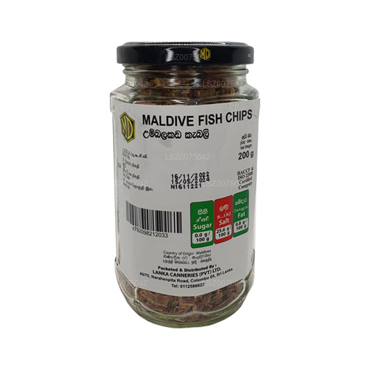MD Maldiva Fish Chips Flaska (200g)