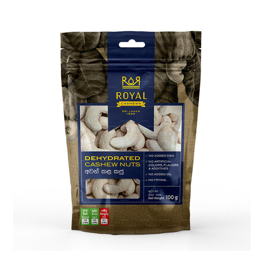 Royal Dehydrated Cashewnötter Pack (100g)