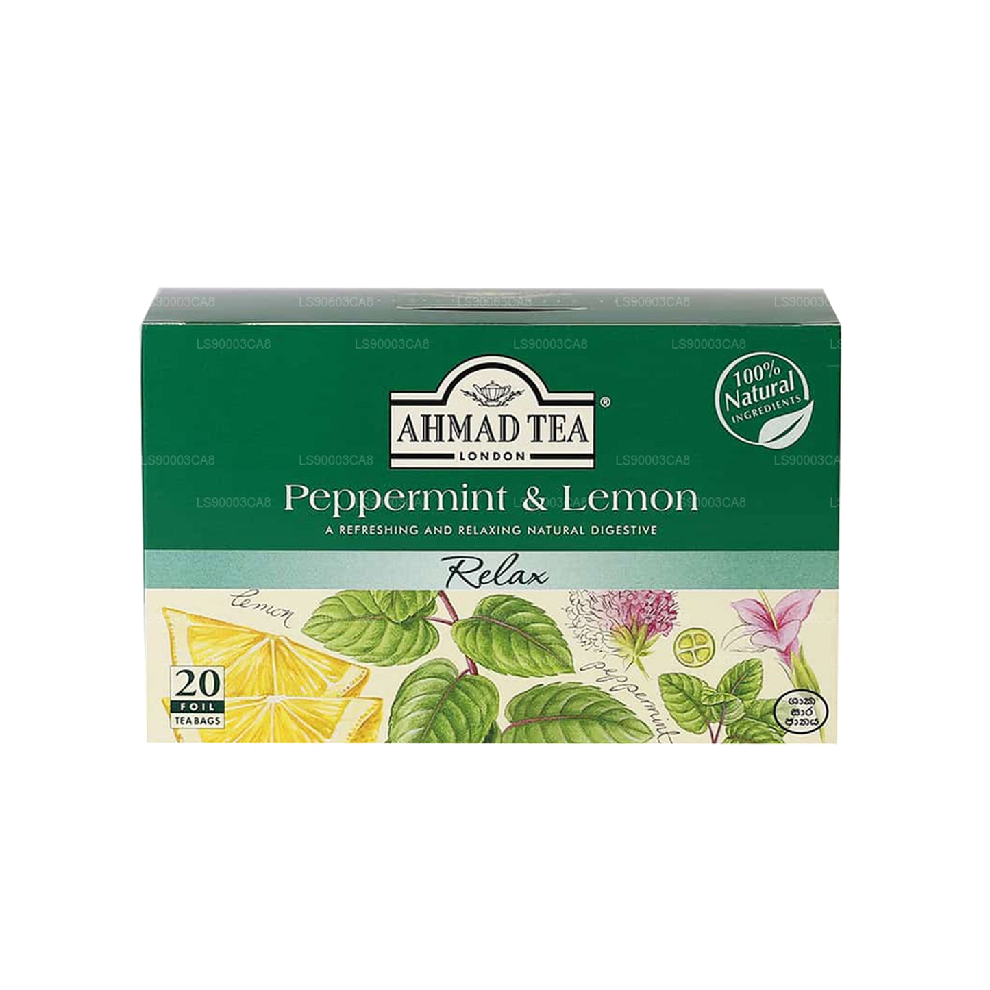 Ahmad Tea Pepparmynta & Citron (30g) 20 Folie Tepåsar