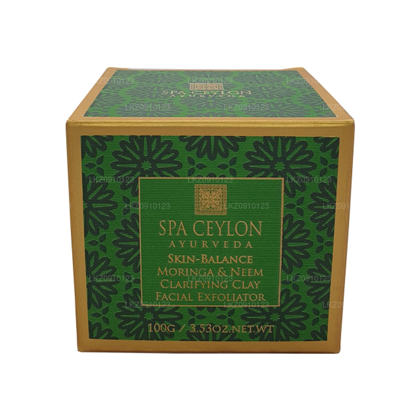 Spa Ceylon hudbalans Moringa och Neem klargörande lera Facial Exfoliator (100g)