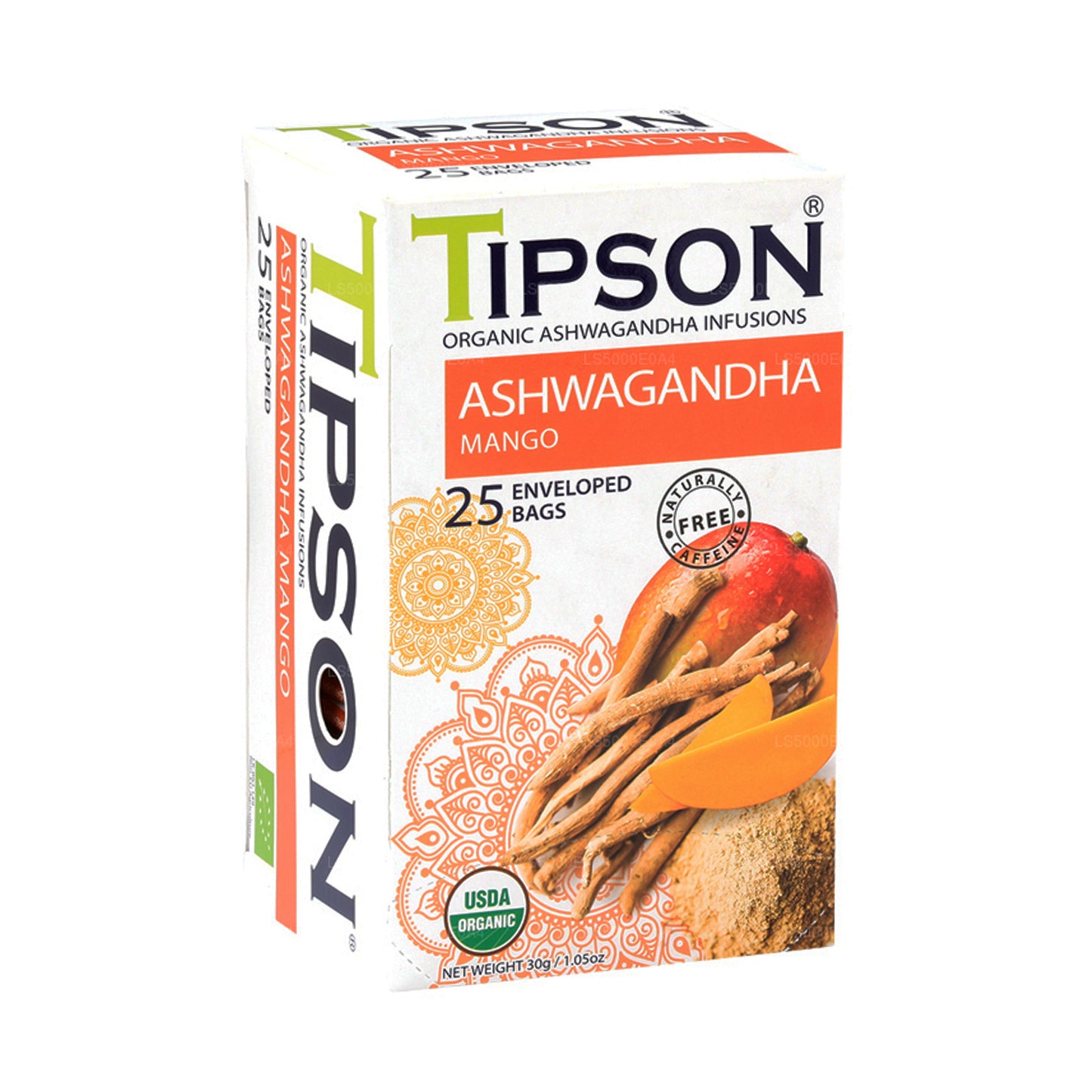 Tipson Ekologiskt Ashwagandha Mango Te (30g)