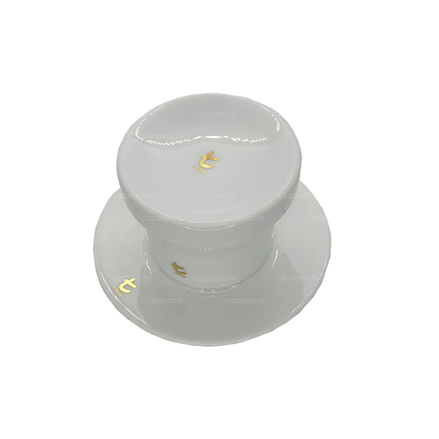 Dilmah Porcelain Tea Cup and Saucer with Lid