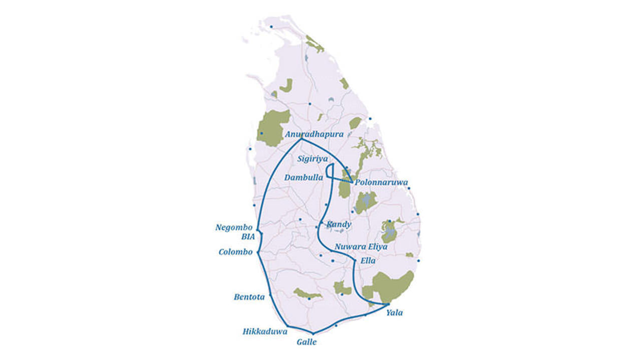 Kingdoms of Ceylon (10 Dagar)