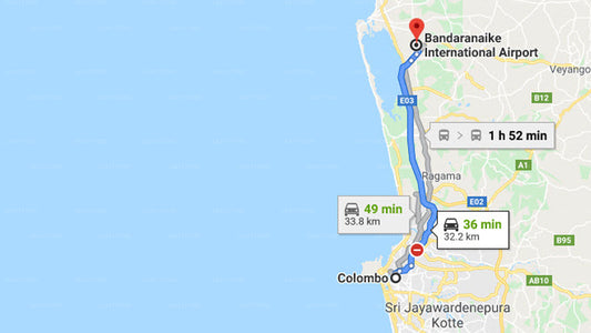 Colombo flygplats (CMB) till Colombo City Privat överföring med Toyota Prado Limousine