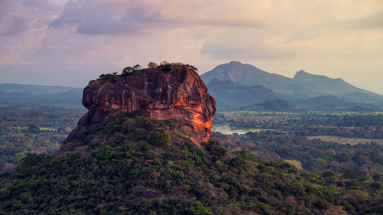 Sigiriya and Dambulla from Dambulla