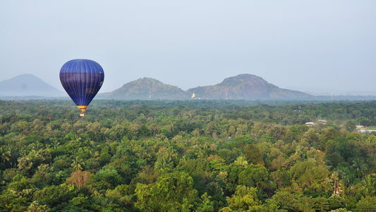 Varmluftsballongtur från Sigiriya