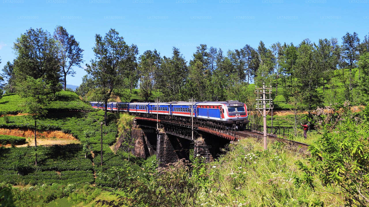 Peradeniya till Ella tågresa på (Tåg nr: 1001 ”Denuwara Menike”)